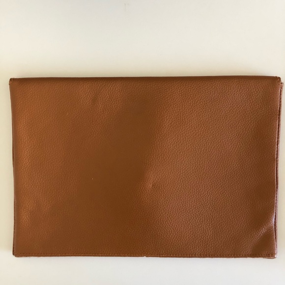 Faux Leather Envelope Clutch - Picture 6 of 7